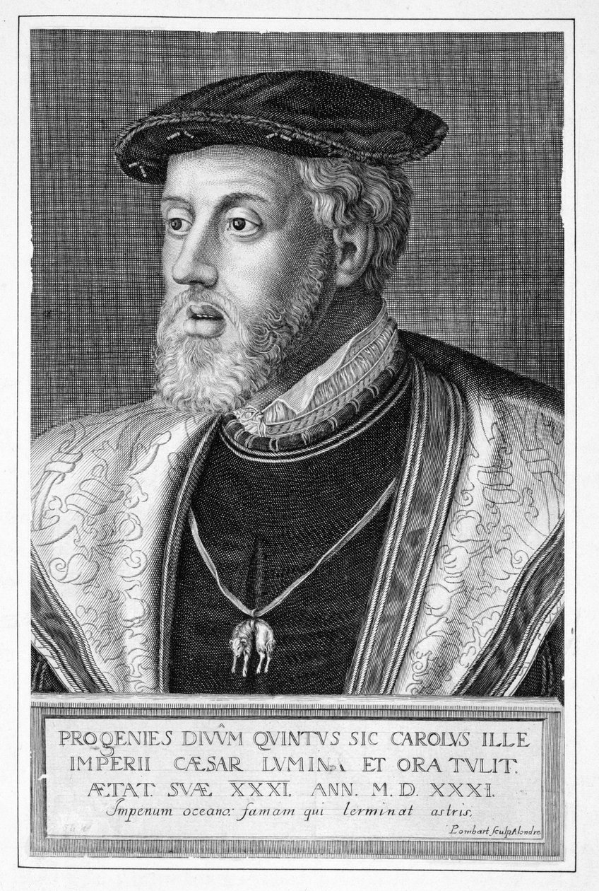 Charles B (1500-58) tekijältä Pierre Lombard or Lombart