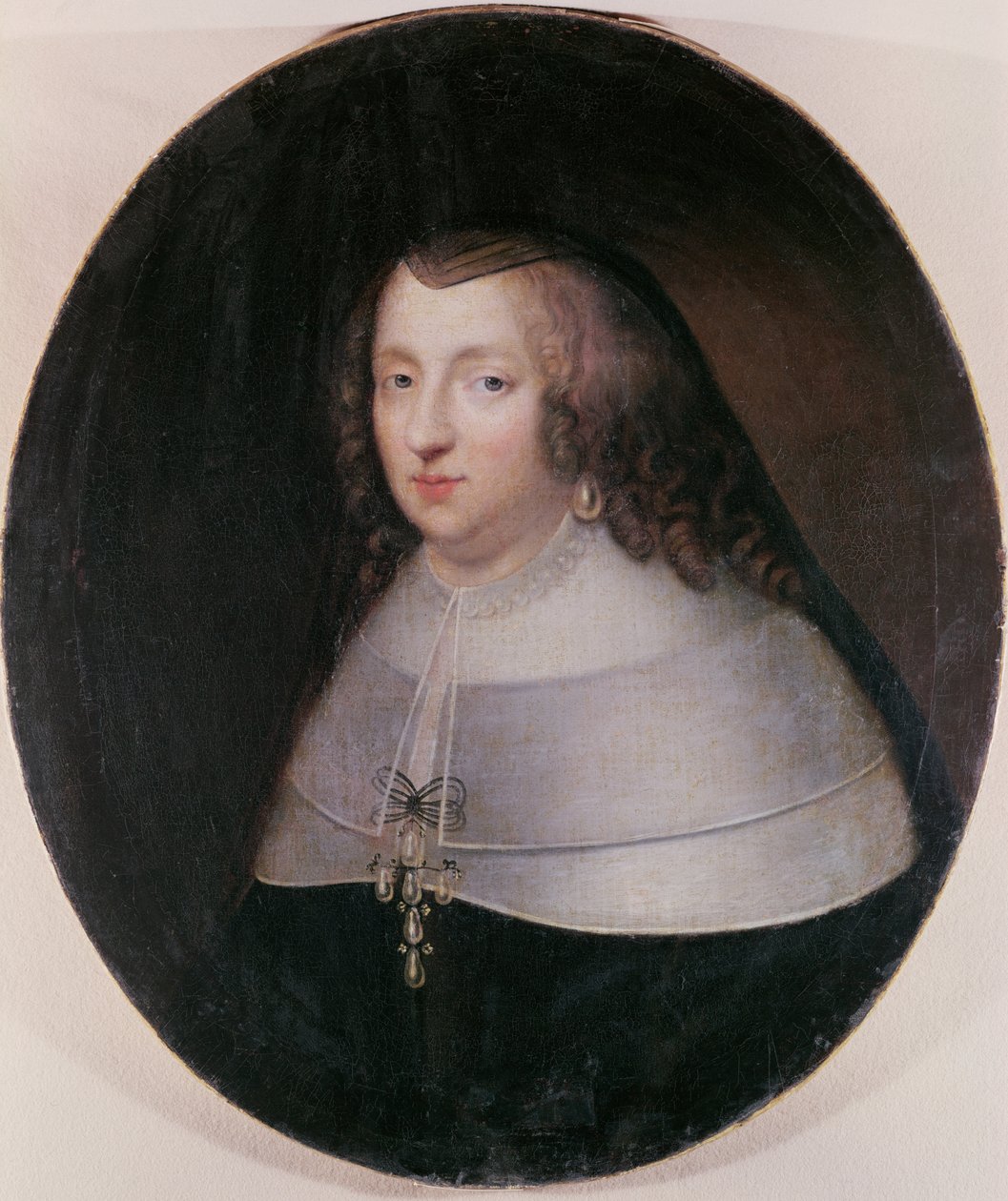 Anne Itävallan (1601-66) Espanjan infantana ja Ranskan kuningatar. tekijältä Pierre Mignard