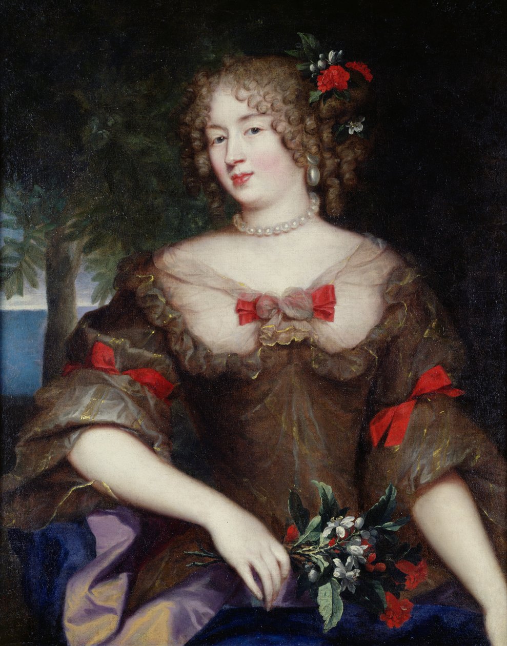 Francoise de Sevigne (1646-1705) Grignanin kreivitär tekijältä Pierre Mignard