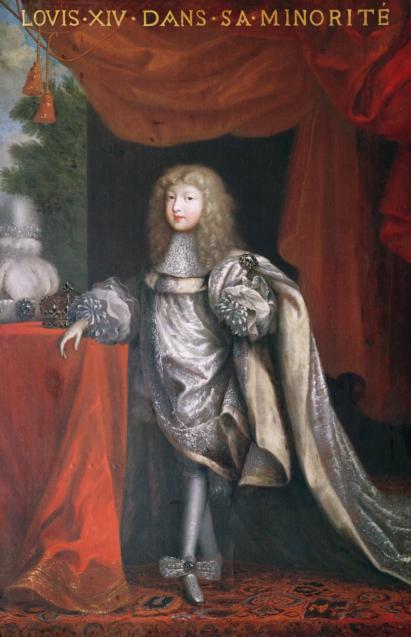 Ludvig XIV vähemmistönsä aikana tekijältä Pierre Mignard