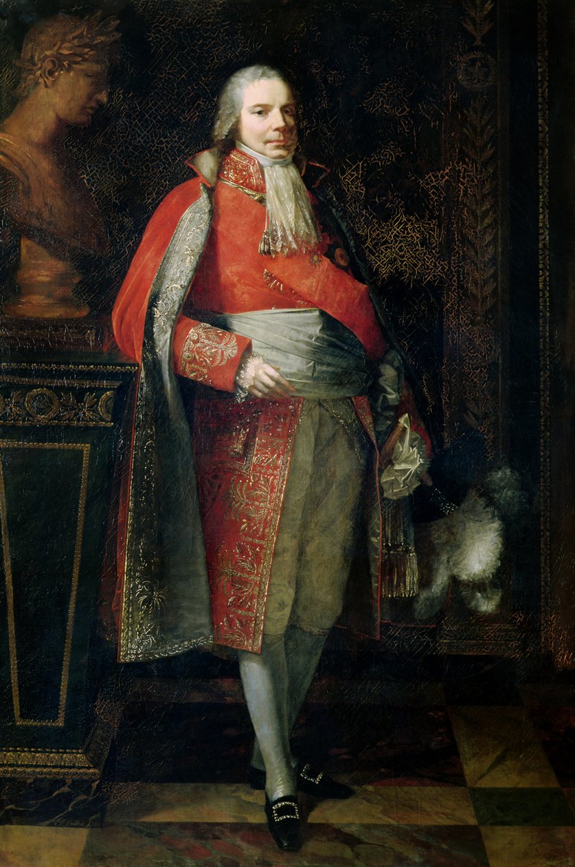 Muotokuva Charles Maurice de Talleyrand-Perigordista (1754-1838) 1807 tekijältä Pierre Paul Prudhon
