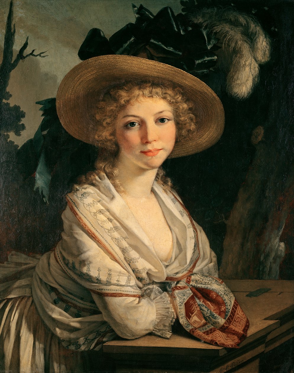 Nuoren naisen muotokuva tekijältä Pierre Paul Prudhon