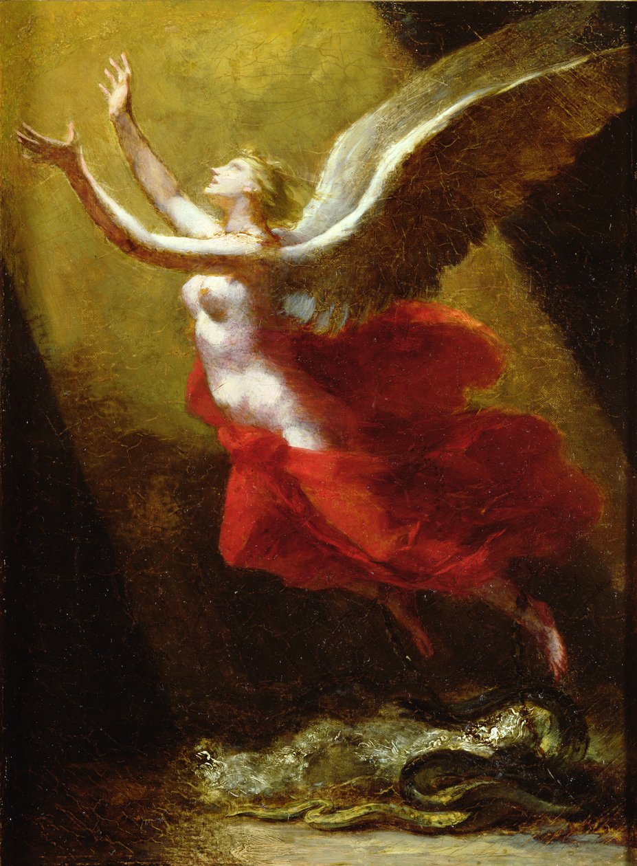 Tutkimus sielujen katkaisemisesta maapallolla, n. 1822 tekijältä Pierre Paul Prudhon