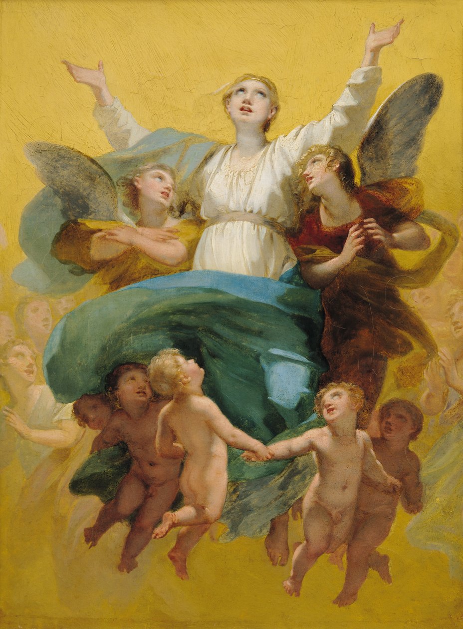 Neitsyt taivaaseenastuminen tekijältä Pierre Paul Prudhon