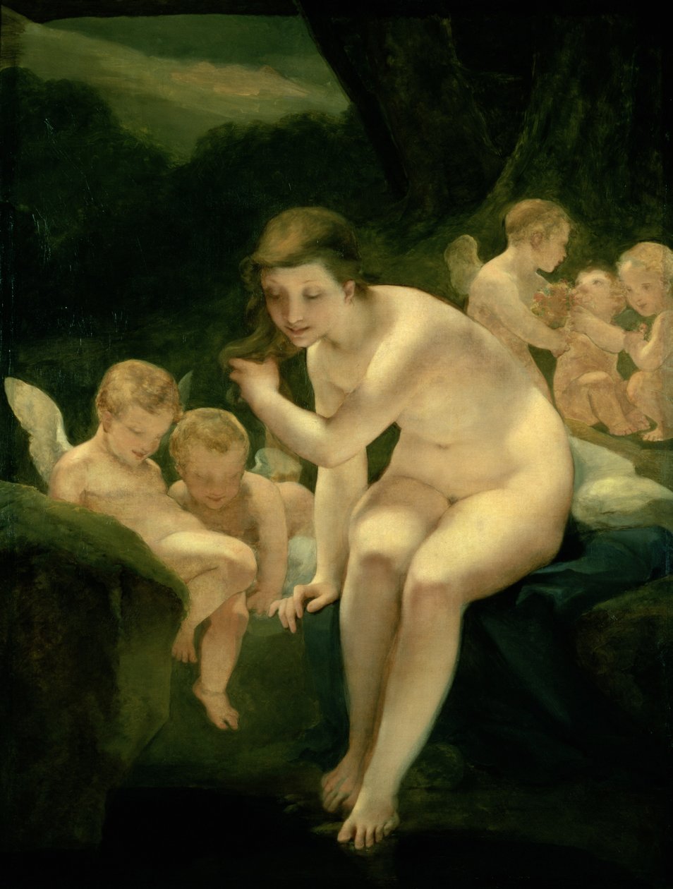 Venuksen kylpeminen tai viattomuus tekijältä Pierre Paul Prudhon