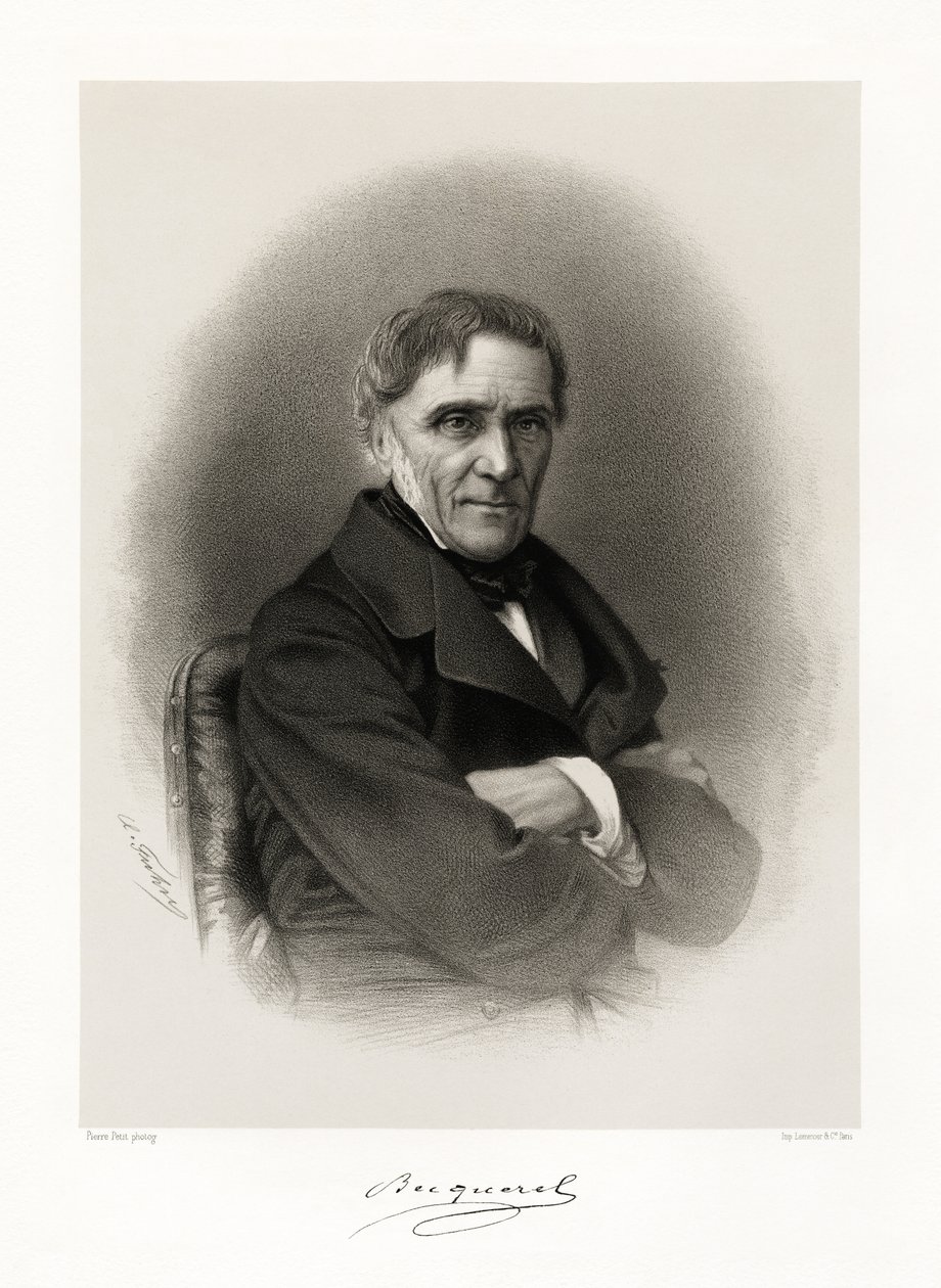 Antoine César Becquerel, 1865-66 tekijältä Pierre Petit