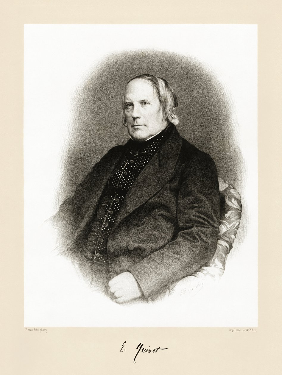 Edgar Quinet, 1865-66 tekijältä Pierre Petit