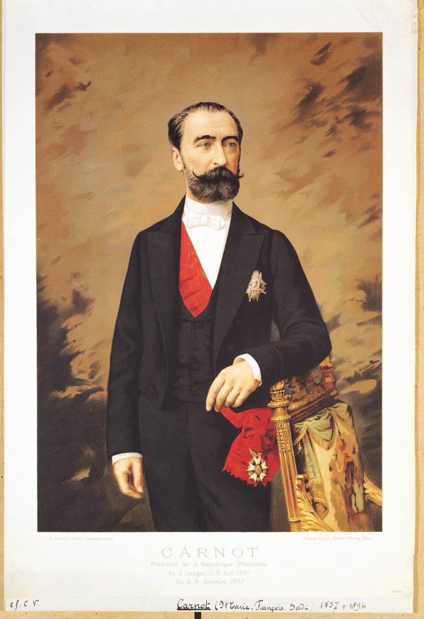 Muotokuva Marie Francois Sadi Carnot