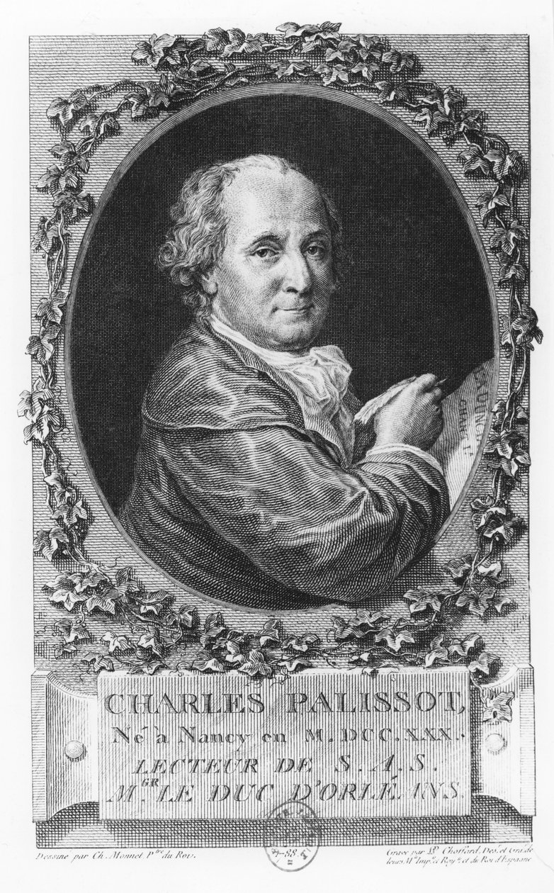 Charles Palissotin muotokuva tekijältä Pierre Philippe Choffard