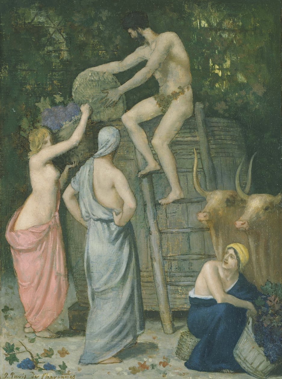 Viinipuristin tekijältä Pierre Puvis de Chavannes