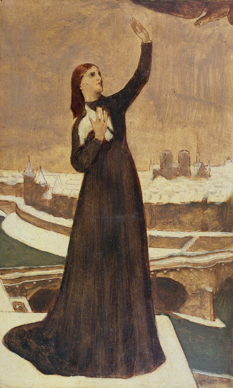 Kyyhkynen, 1871 tekijältä Pierre Puvis de Chavannes