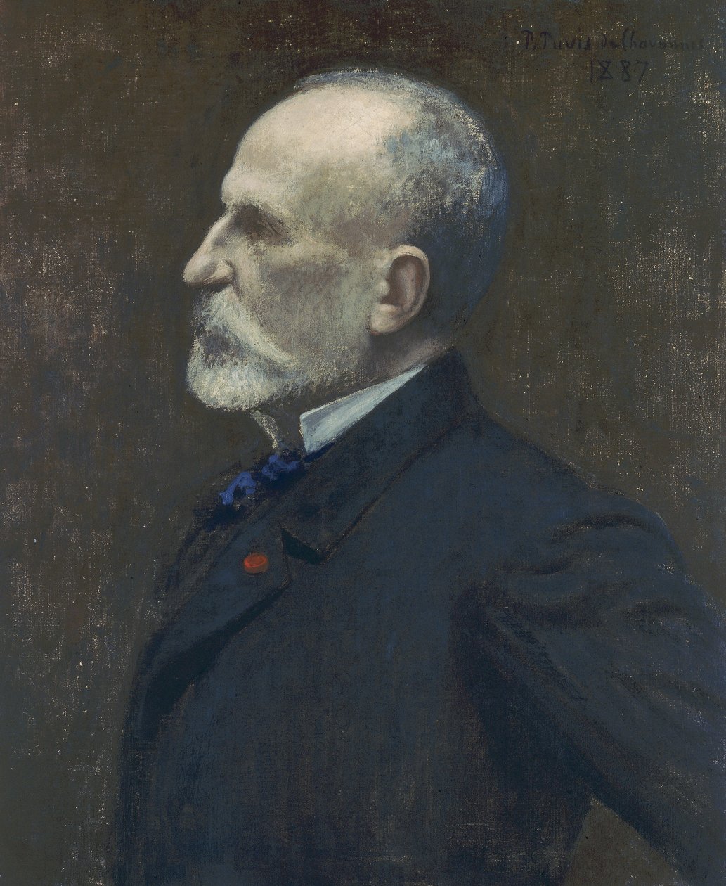 Omakuva, 1887 tekijältä Pierre Puvis de Chavannes