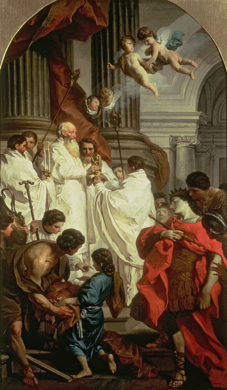 Pyhän Vasilin messu, 1743-7 tekijältä Pierre Subleyras