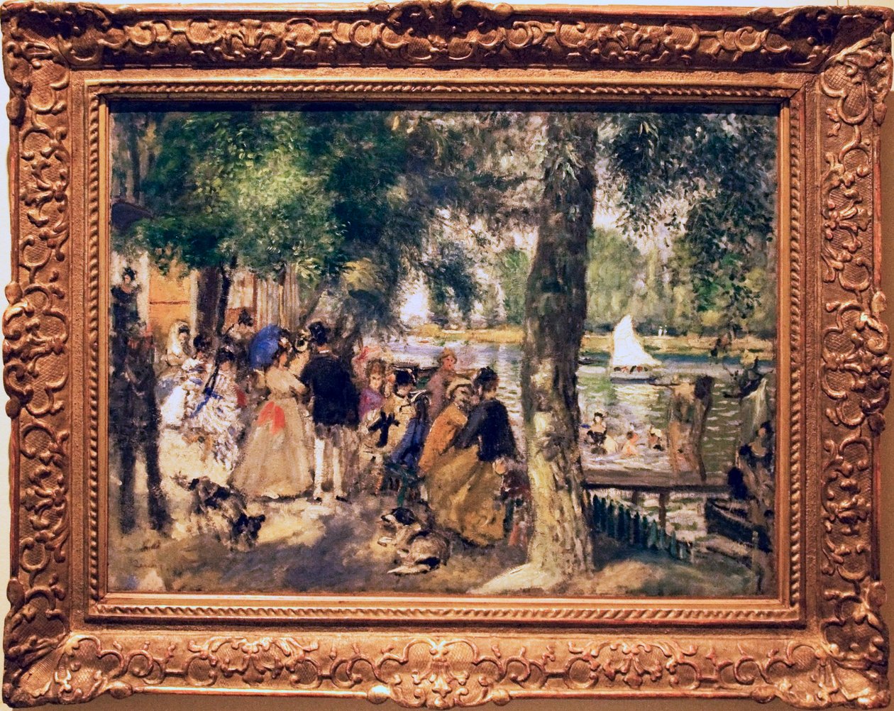 Uiminen Seine La grenouilleressa tekijältä Pierre Auguste Renoir