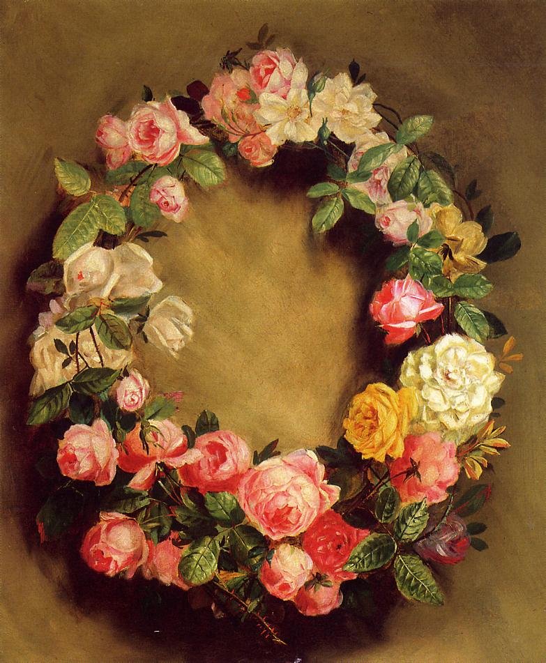 Ruusujen kruunu Espanol: Corona de rosas tekijältä Pierre Auguste Renoir