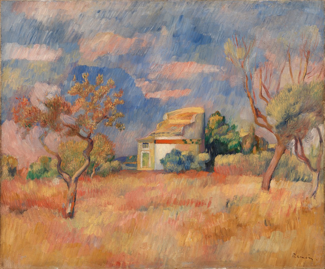 Kyyhkynen Bellevuessa tekijältä Pierre Auguste Renoir