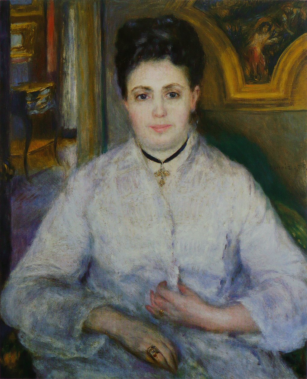 Madame Victor Chocquet tekijältä Pierre Auguste Renoir