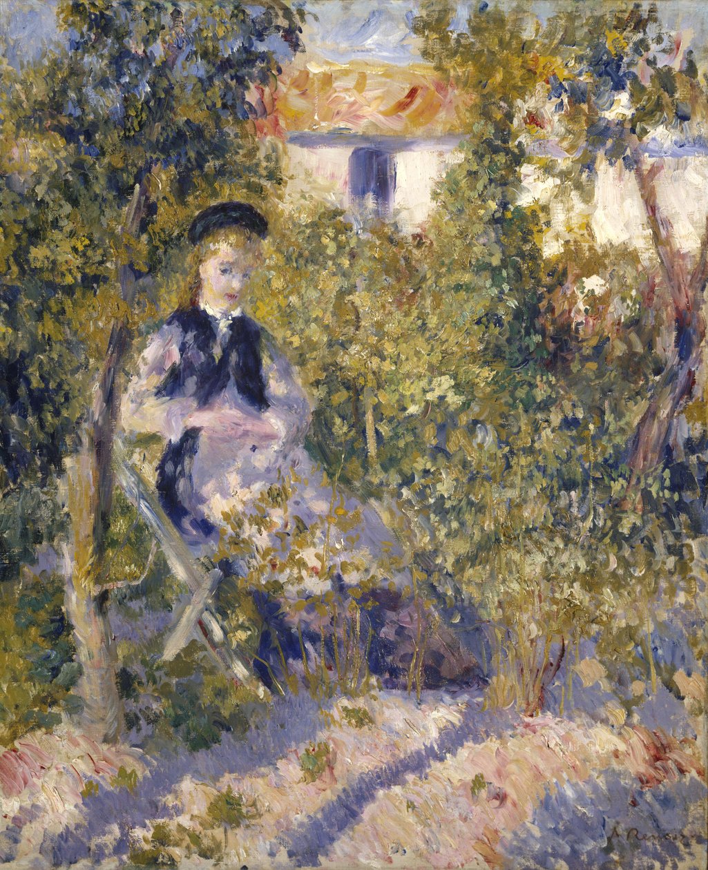 Nini puutarhassa (Nini Lopez) tekijältä Pierre Auguste Renoir