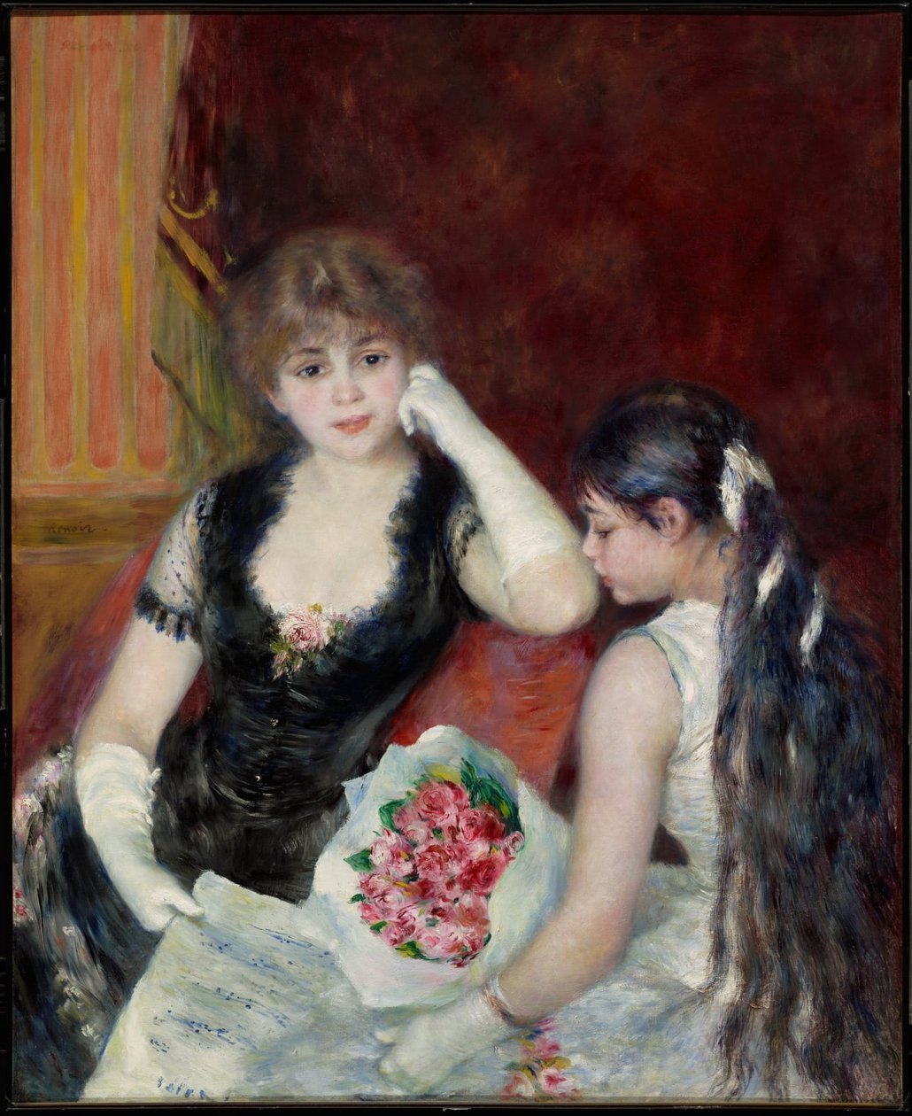 Lippupaikka teatterissa (konsertissa) tekijältä Pierre-Auguste Renoir
