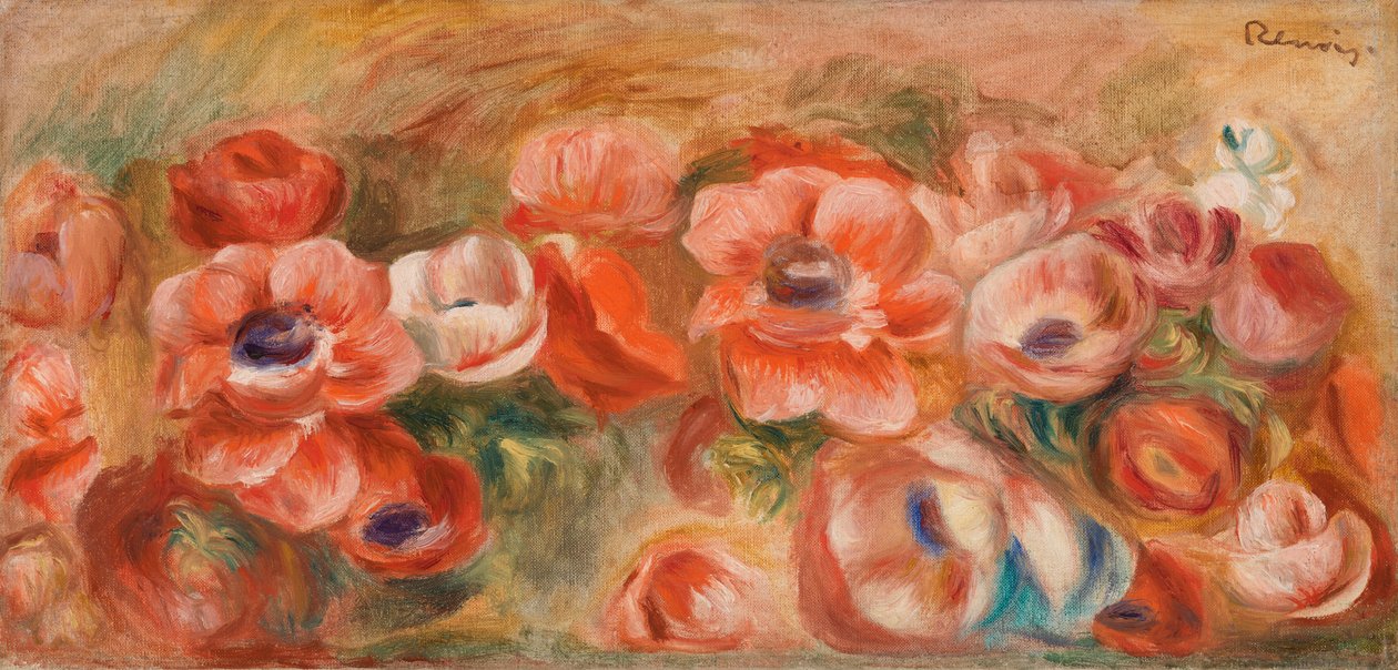 Anemones (vuokot) tekijältä Pierre-Auguste Renoir