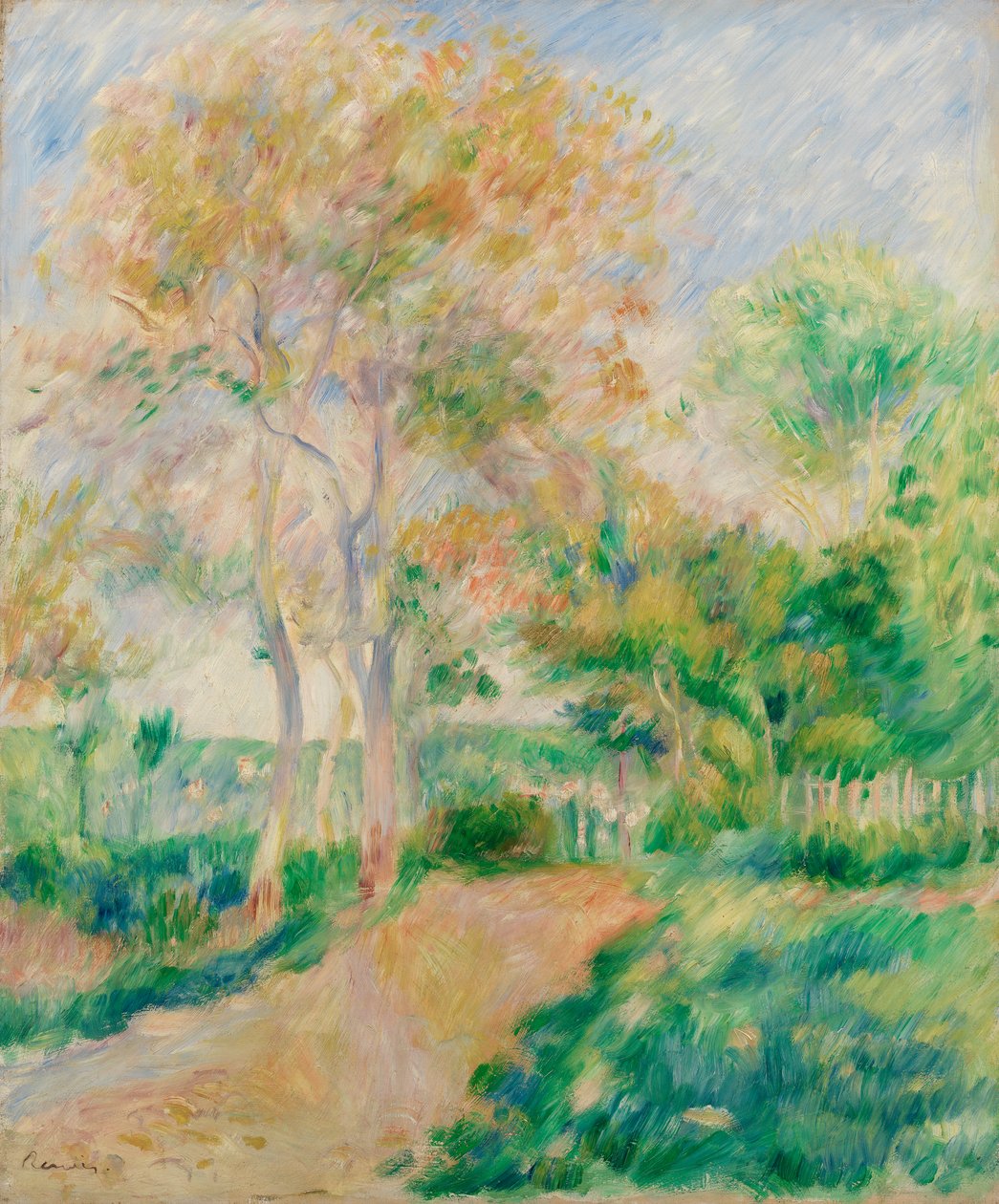 Syksyinen maisema tekijältä Pierre-Auguste Renoir