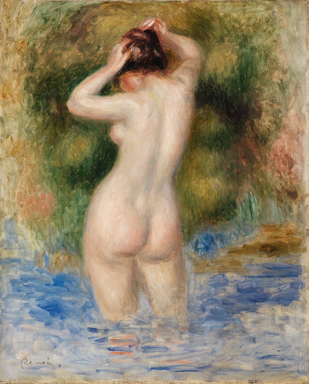 Uimari tekijältä Pierre-Auguste Renoir