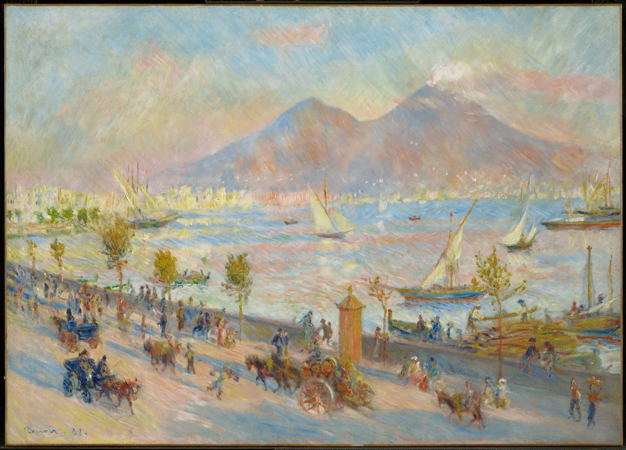 Napolinlahti illalla tekijältä Pierre-Auguste Renoir
