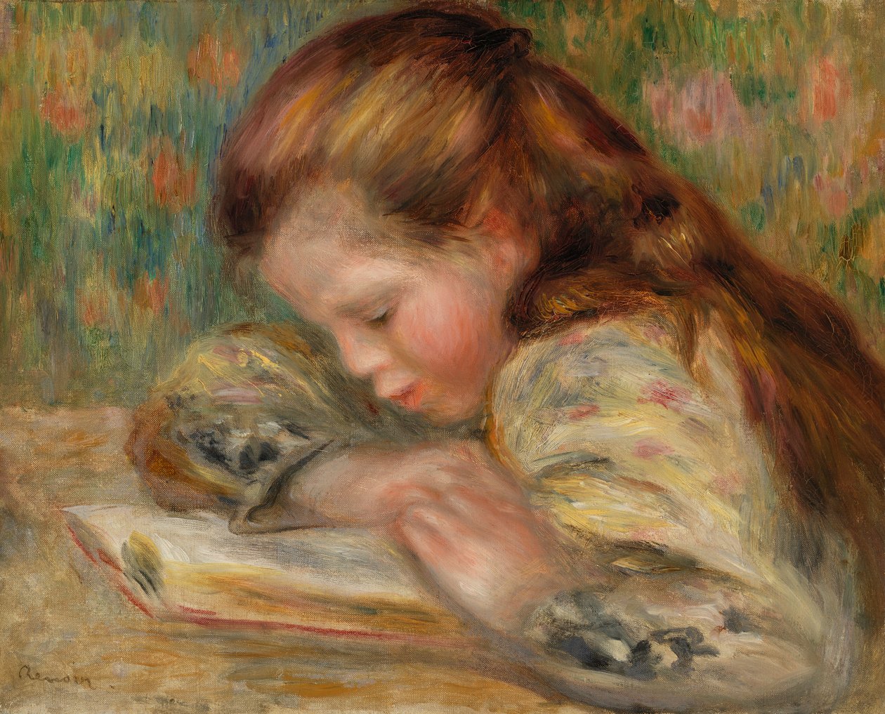 Lapsen lukeminen tekijältä Pierre-Auguste Renoir