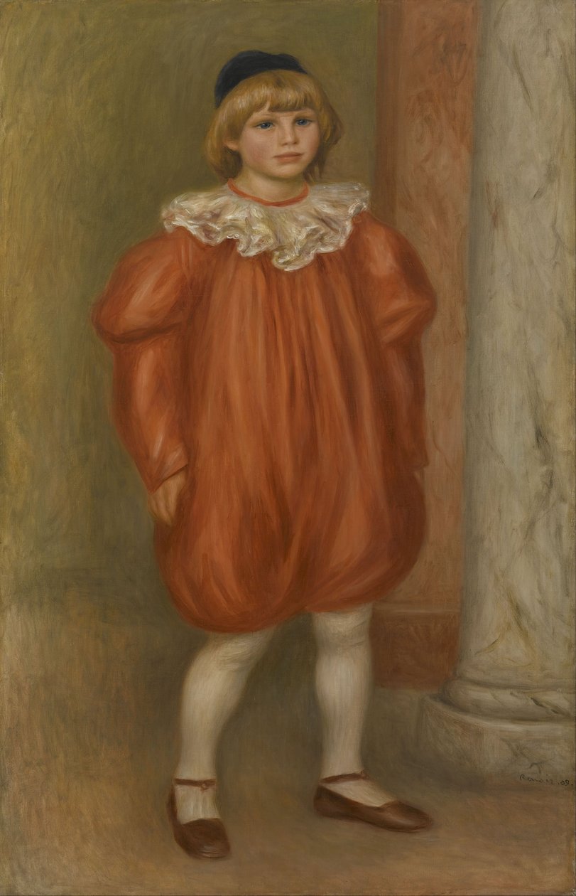 Claude Renoir pelle -puvussa tekijältä Pierre-Auguste Renoir