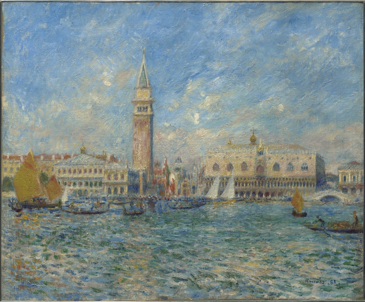 Dogen palatsi, Venetsia tekijältä Pierre-Auguste Renoir