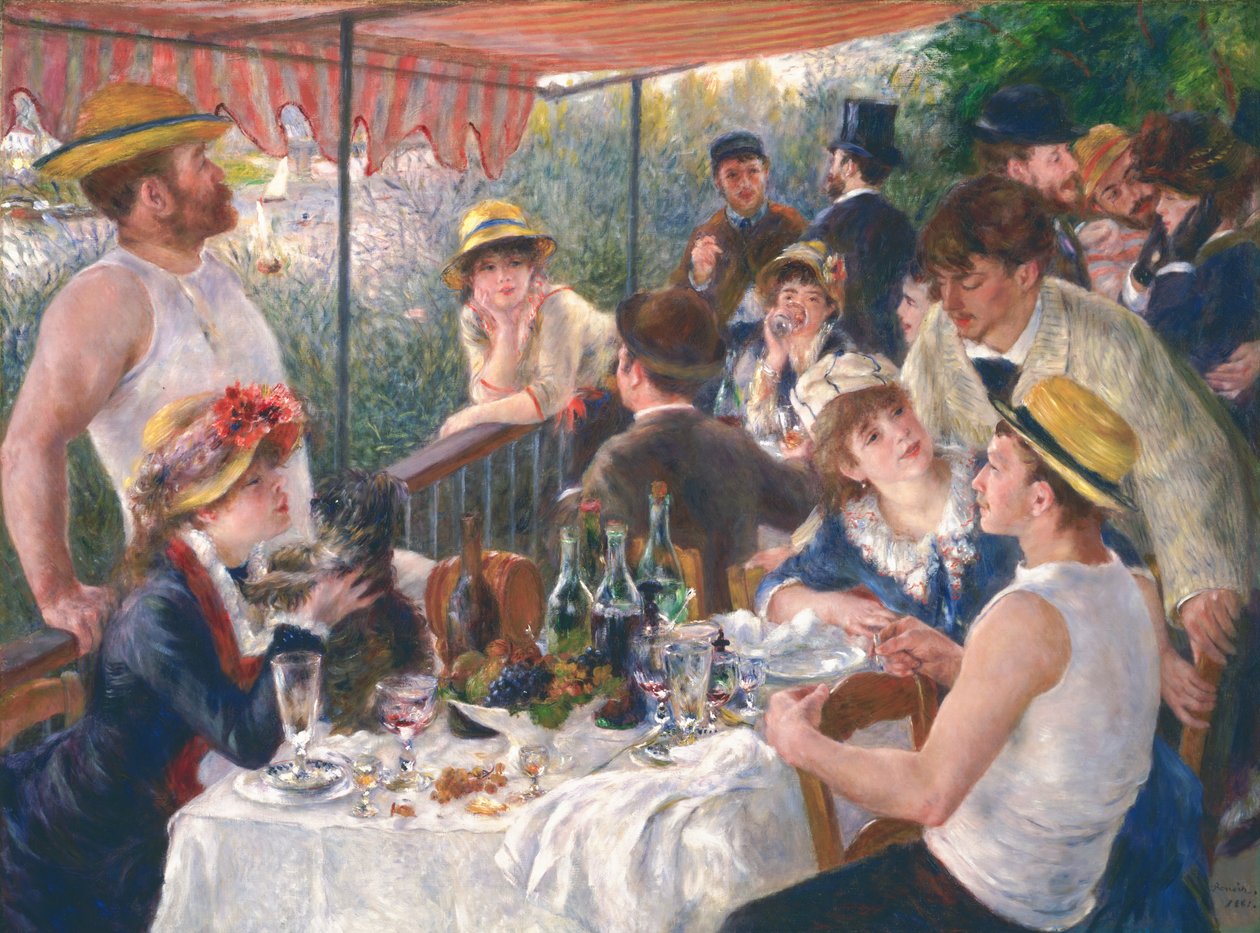 Soutajien aamiainen tekijältä Pierre-Auguste Renoir