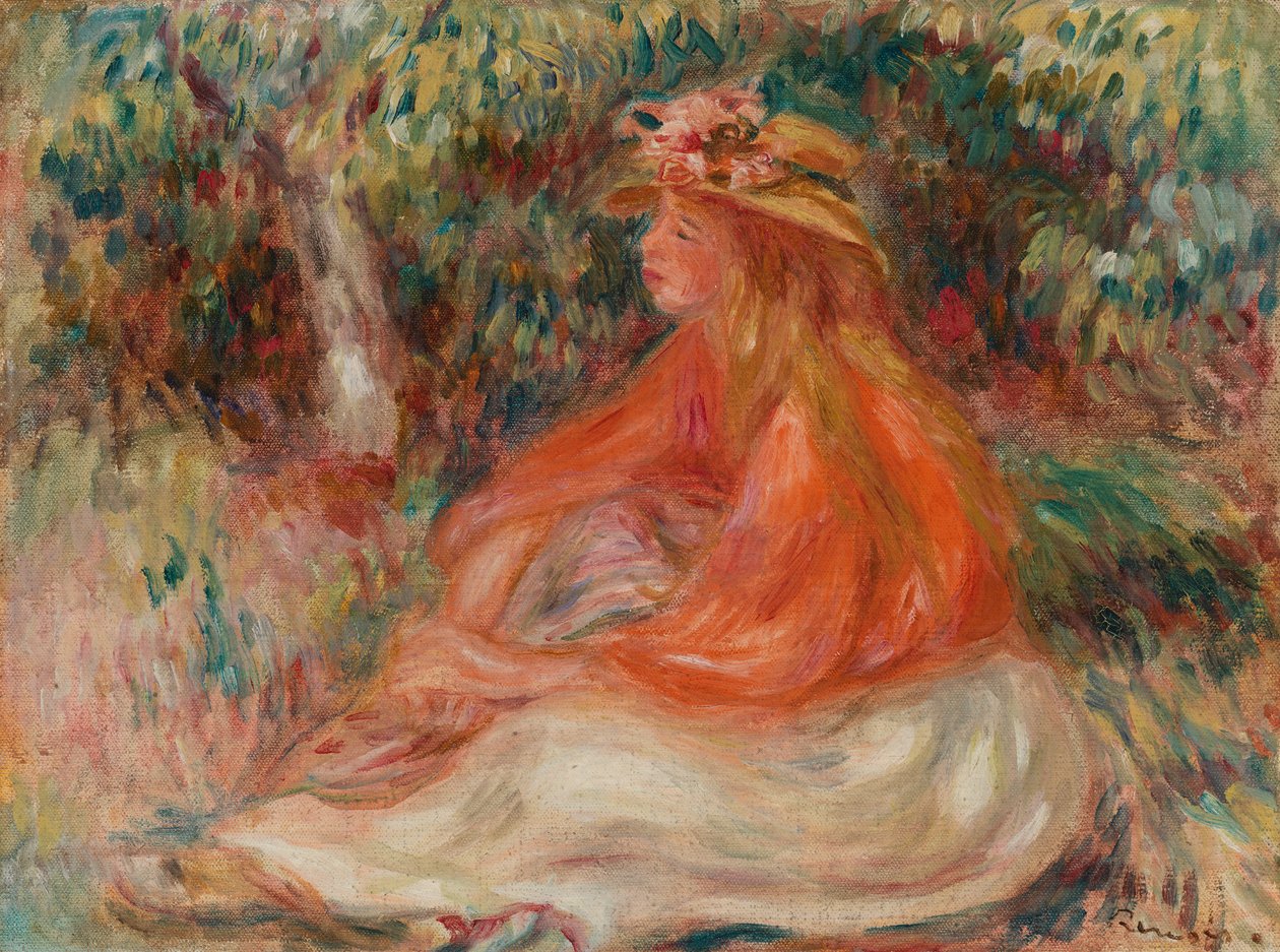 Istuva nainen (Femme assise) tekijältä Pierre-Auguste Renoir