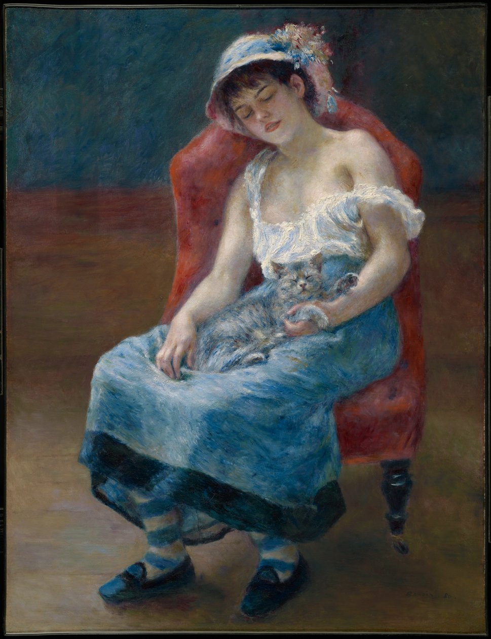 Nukkuva tyttö tekijältä Pierre-Auguste Renoir