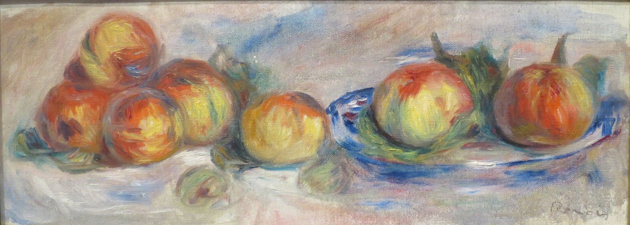 Asetelma omenoiden kanssa tekijältä Pierre-Auguste Renoir