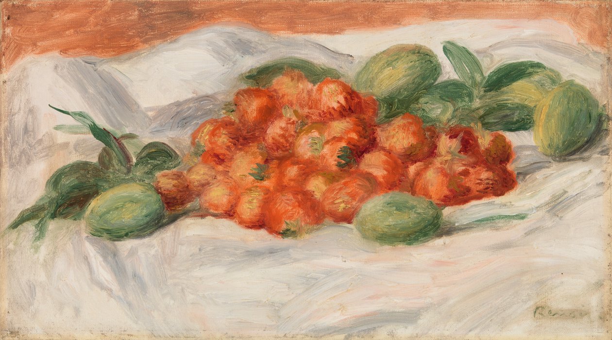 Mansikoita ja manteleita tekijältä Pierre-Auguste Renoir
