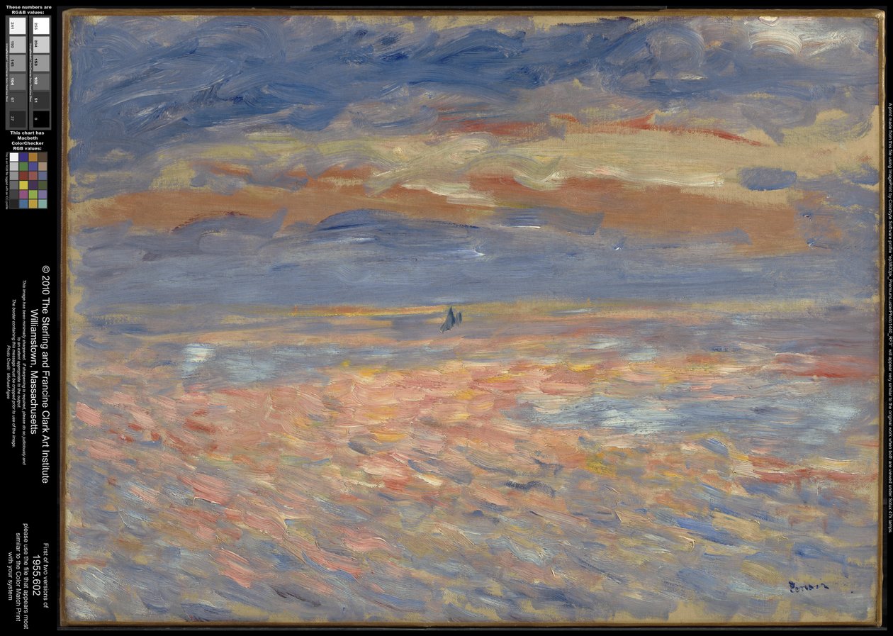 Auringonlasku tekijältä Pierre-Auguste Renoir