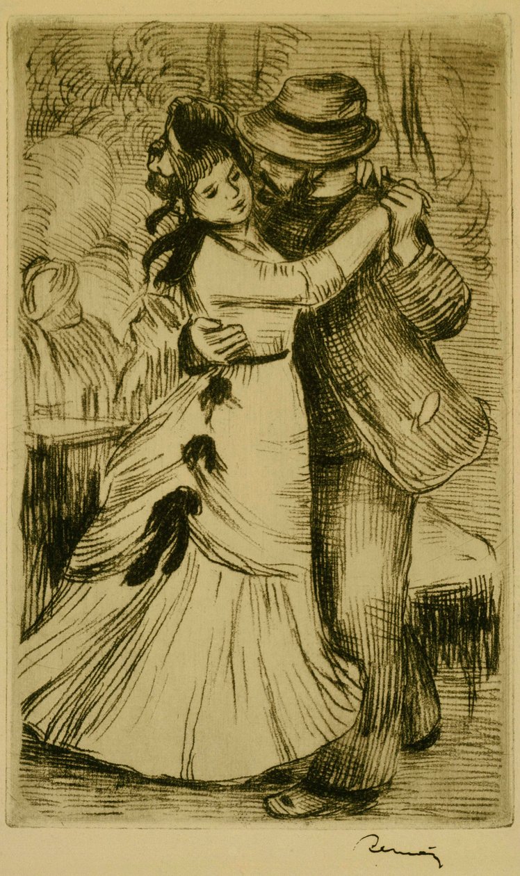 Tanssi maaseudulla tekijältä Pierre-Auguste Renoir