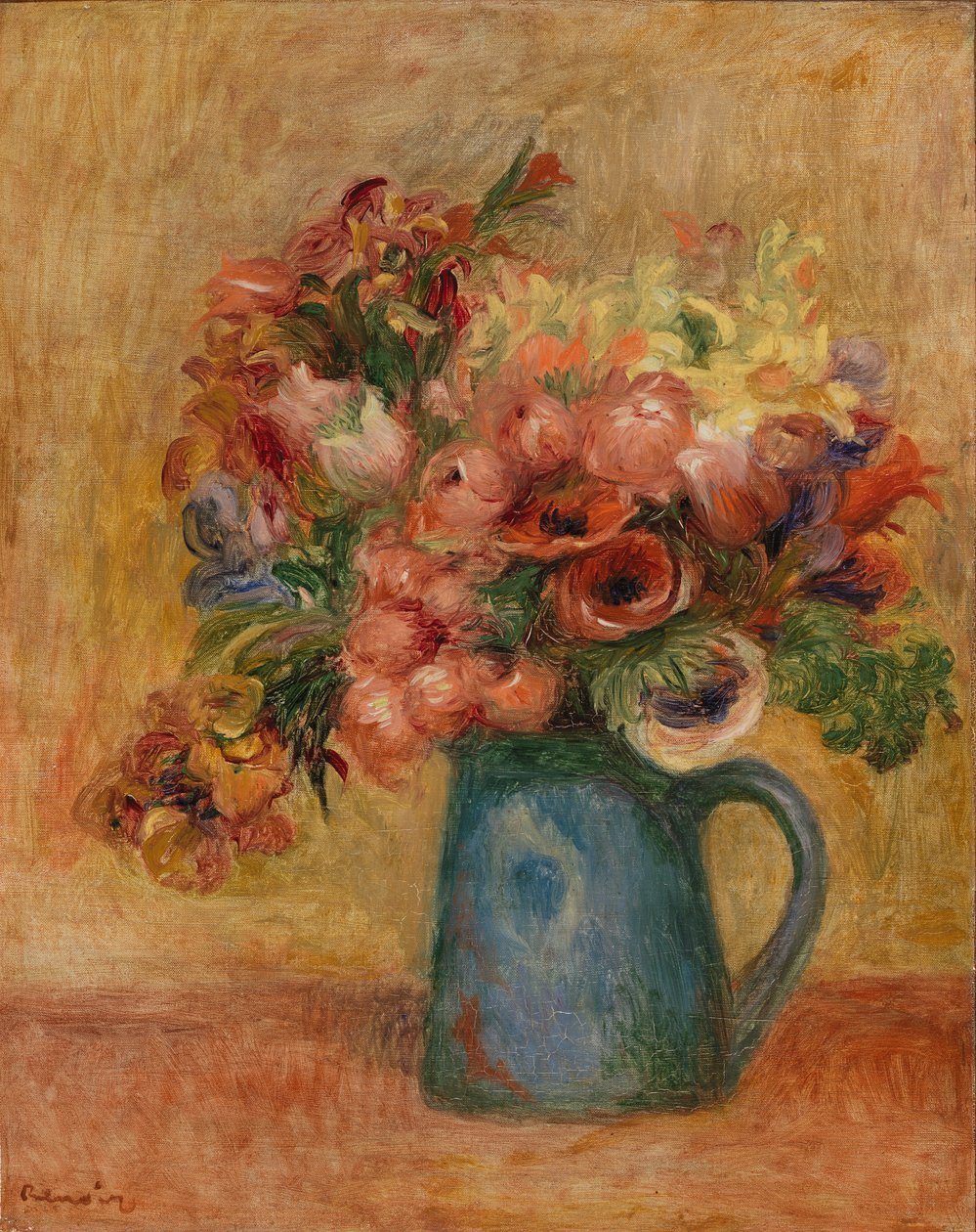 Maljakko kukkia tekijältä Pierre-Auguste Renoir