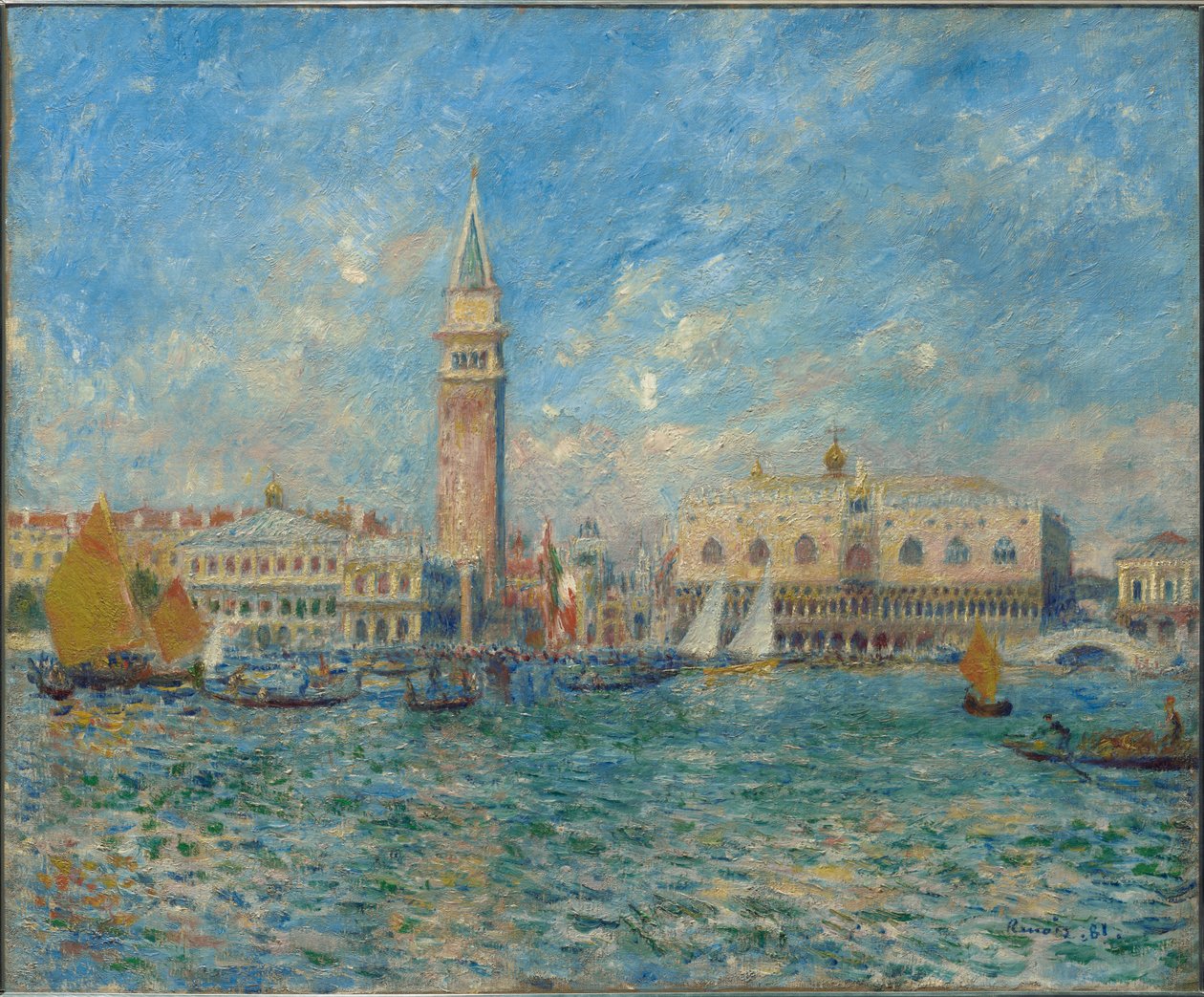 Venetsia, Dogen palatsi tekijältä Pierre-Auguste Renoir