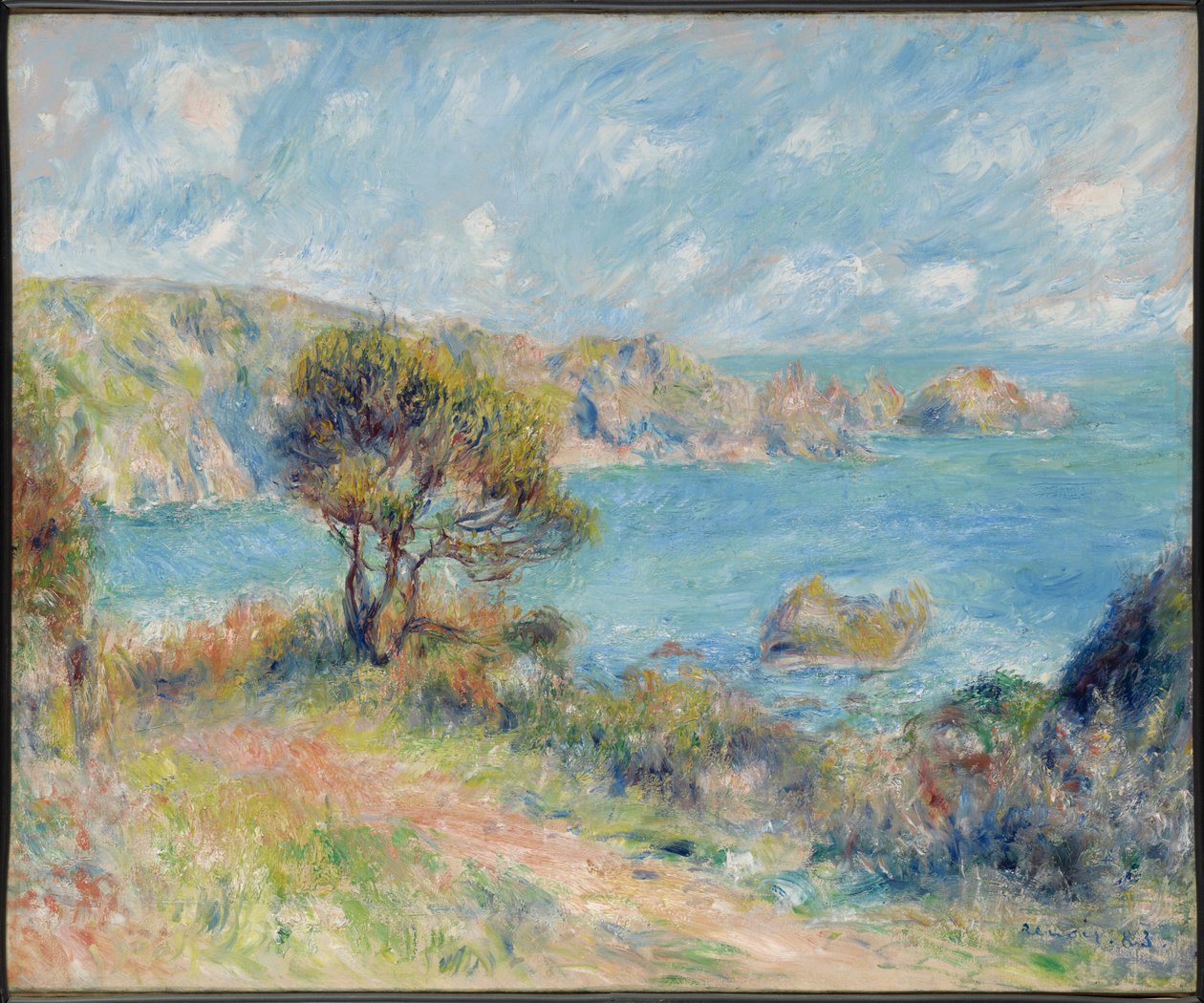 Näkymä Guernseyllä tekijältä Pierre-Auguste Renoir