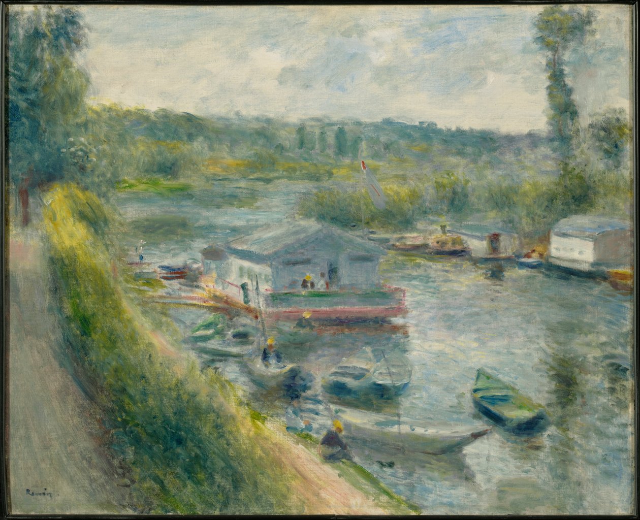 Pesulavene Bas-Meudonissa tekijältä Pierre-Auguste Renoir