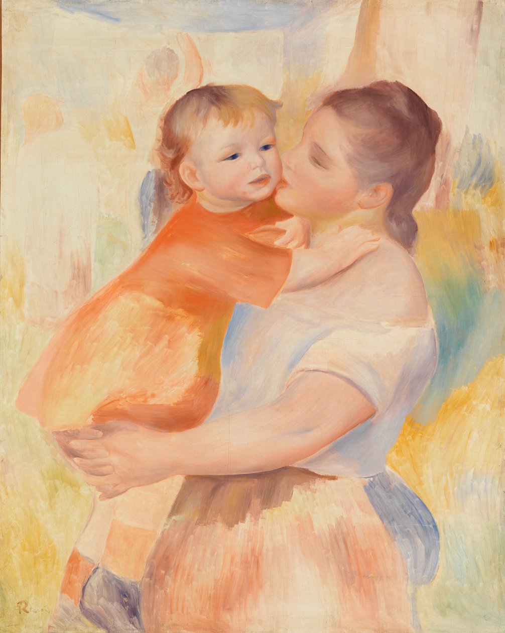 Pesija ja lapsi tekijältä Pierre-Auguste Renoir
