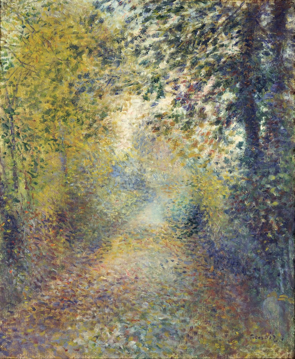 puiden varjossa tekijältä Pierre-Auguste Renoir