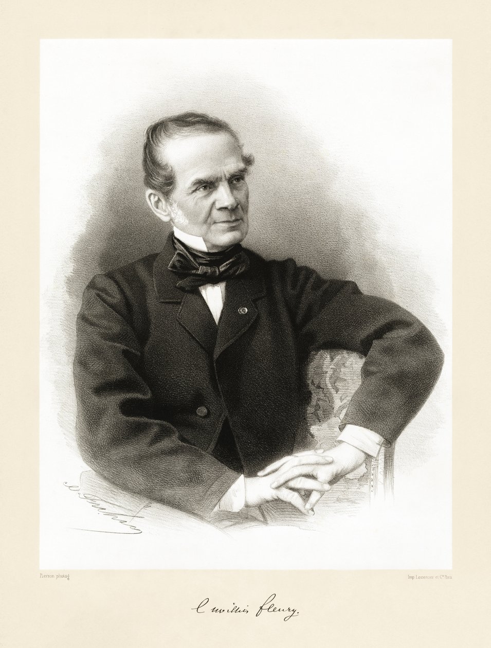 Alfred Auguste Cuvillier-Fleury, 1865-66. tekijältä Pierre Louis Pierson