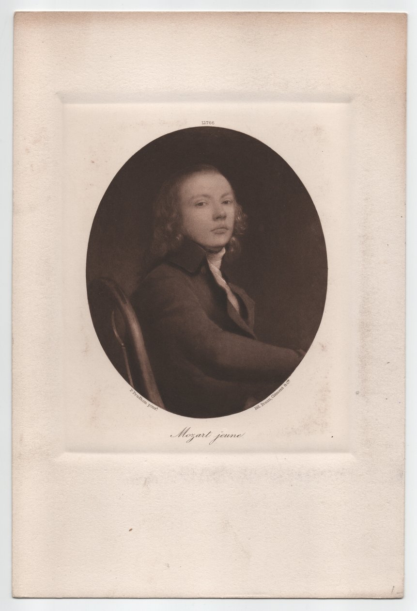 Nuori Mozart (n. 1900, kuvitus) tekijältä Pierre Paul Prud