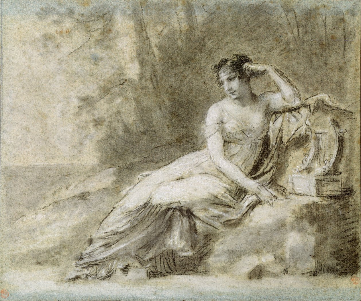 Tutkimus keisarinna Joséphinen muotokuvasta tekijältä Pierre Paul Prudhon