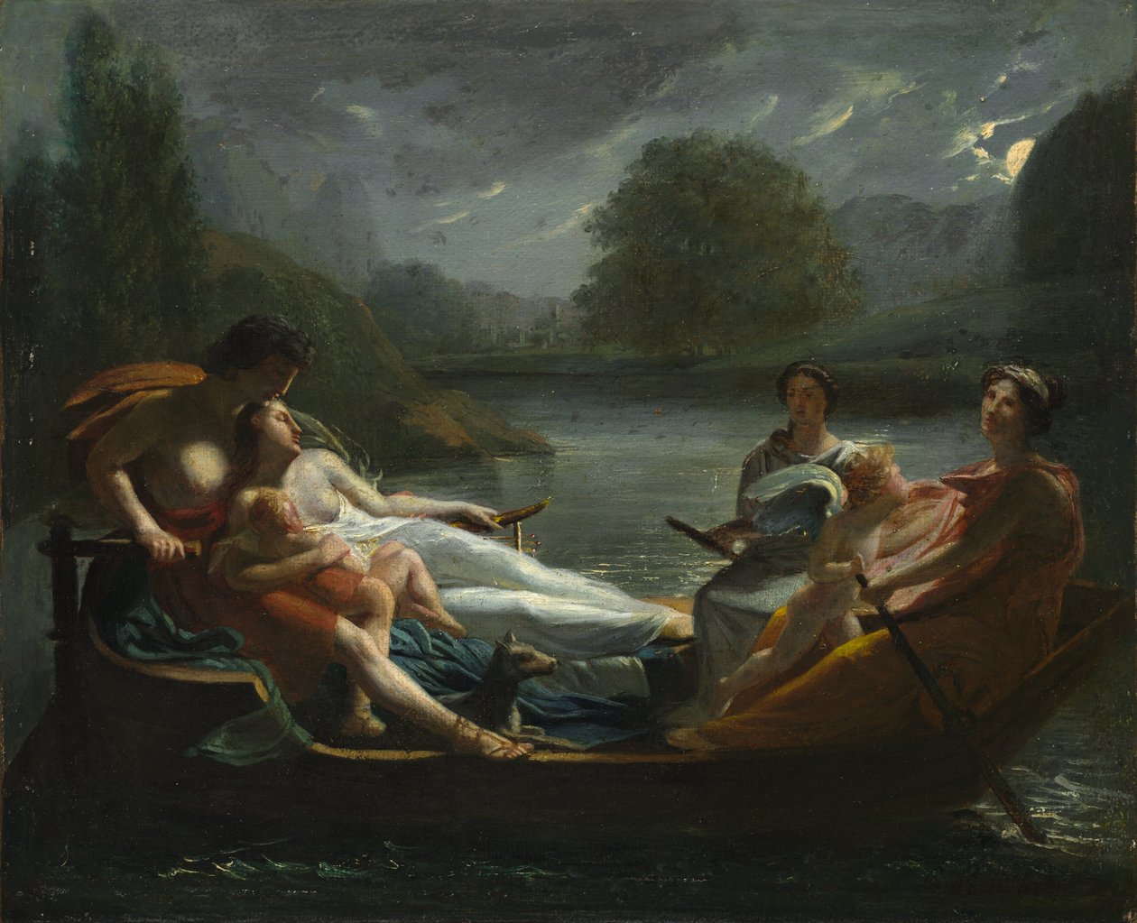 Unelma onnesta, vuoden 1819 jälkeen (öljy kankaalle) tekijältä Pierre Paul Prud