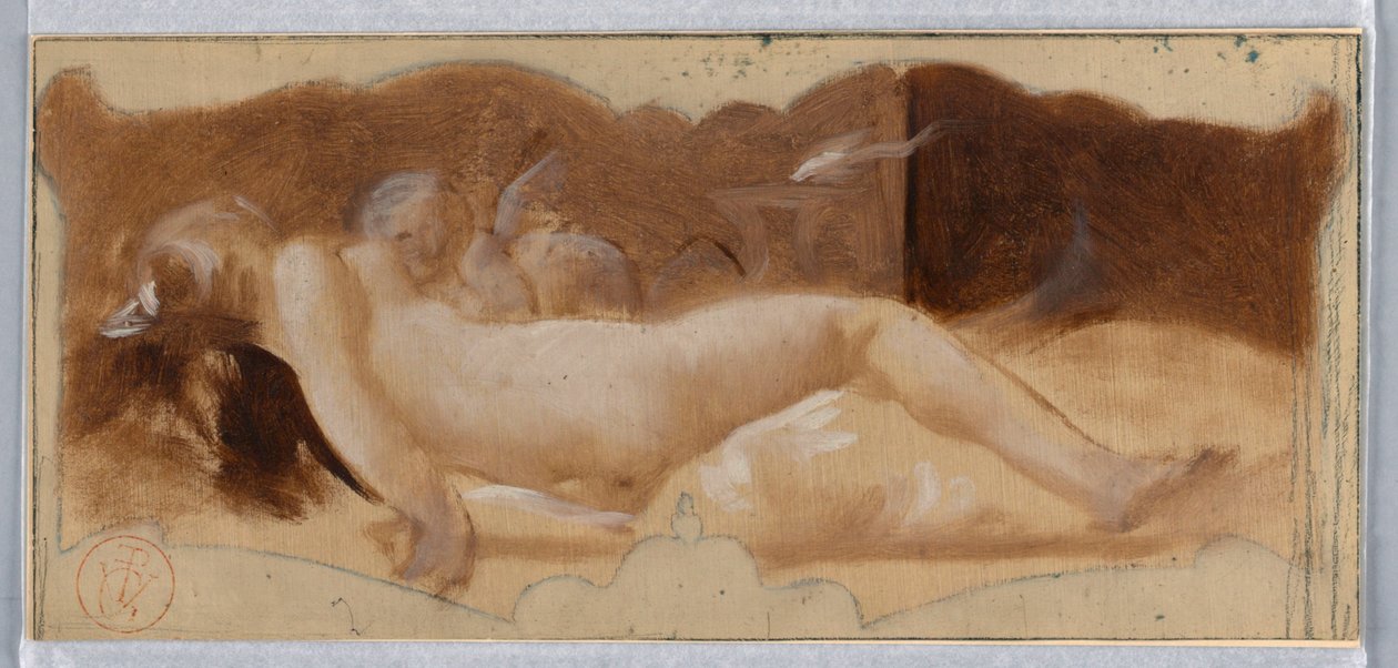 Piirustus (Ranska), 1800-luvun loppupuoli tekijältä Pierre-Victor Galland
