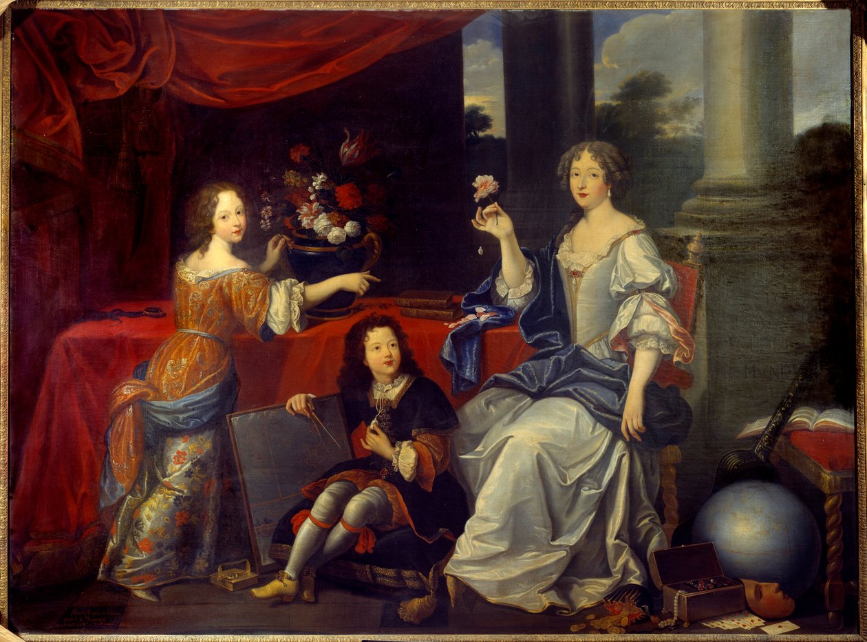 Louise Francoise de la Baume le Blanc, herttuatar de la Valliere (Madame de La Valliere) (1644-1710), Louise XIV:n ja hänen lastensa Mademoiselle de Blois
