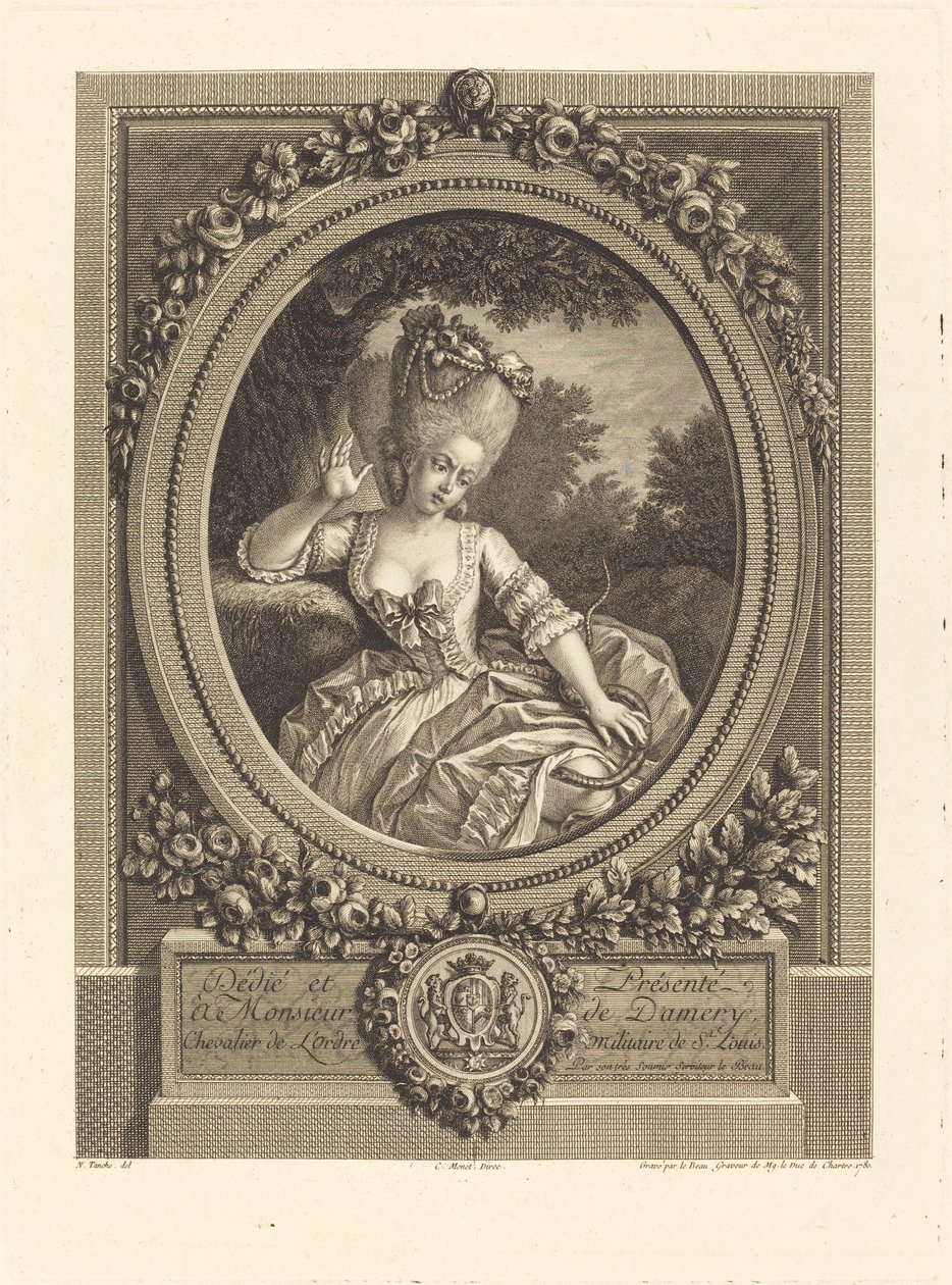 Lehtojen vaara tekijältä Pierre Adrien Le Beau after Nicolas Tanché